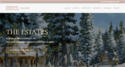 Desktop Screenshot of hudsonbaymountainvillage.com